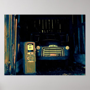Old GMC Farming Truck I Photographed. Poster