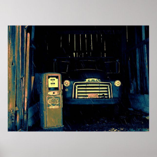Old GMC Farming Truck I Photographed. Poster (Front)