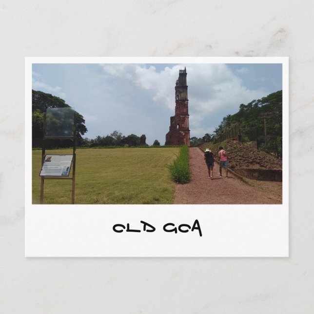 Old Goa (India) Postcard (Front)