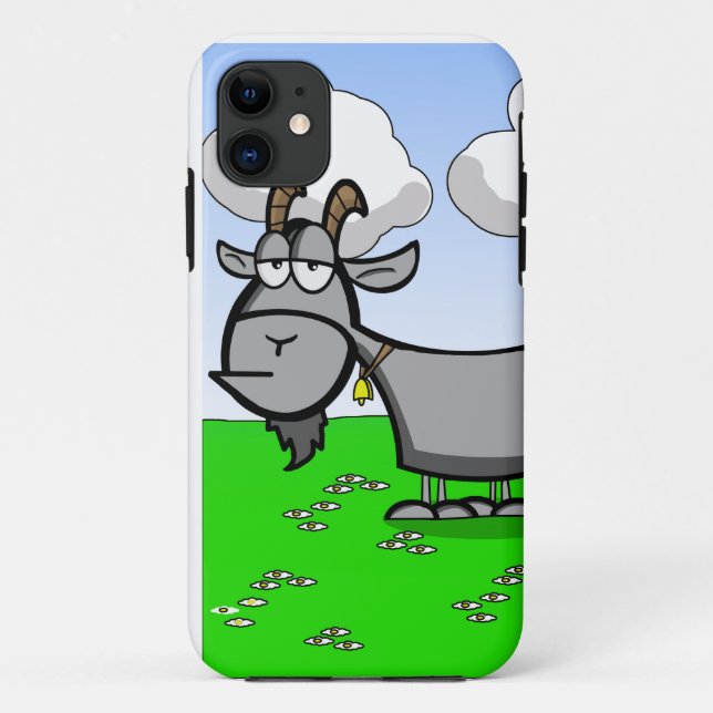 Old goat cartoon phone case (Back)