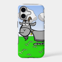 Old goat cartoon phone case