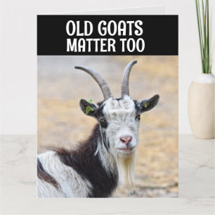 OLD GOAT FUNNY OVER THE HILL CARD FOR HIM