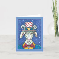 OLD GOAT UNCLE SAM, FUNNY FARM PATRIOTIC BILLYGOAT