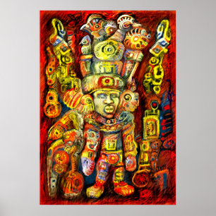 **Old Gods IV** THE ALBRUNO'S UNIQUE DIGITAL ART Poster