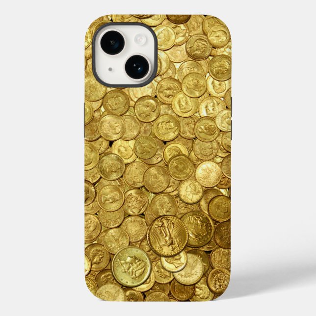 Old Gold Coin Collection  Case-Mate iPhone Case (Back)