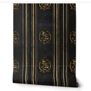 Old Gold Elegant Pattern Wallpaper