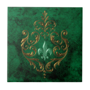Old Gold Emerald Ceramic Tile
