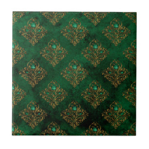 Old Gold Emerald Ceramic Tile