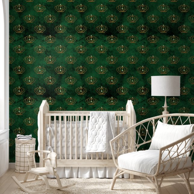 Old Gold Emerald French  Wallpaper (Kids)