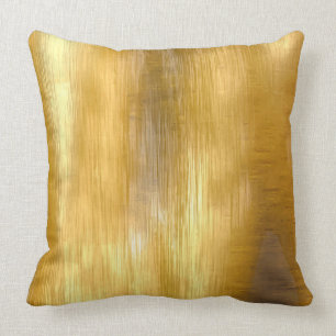 Old gold Throw Pillow