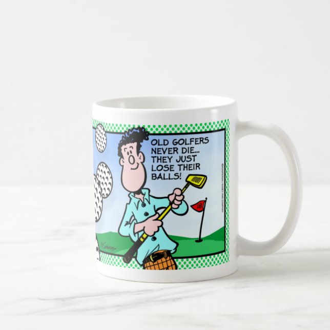 Old Golfer Coffee Mug (Right)