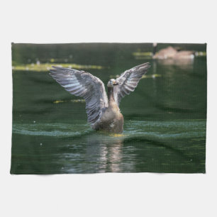Old Goose Wing Action Tea Towel