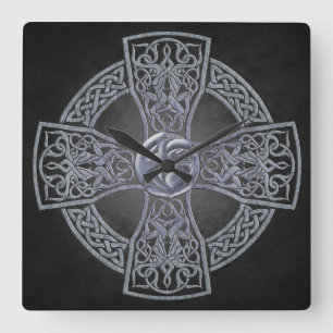 Old Granite Celtic  Irish Clock