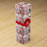 OLD GRAPE VINEYARD WINE ,RED WAX SEAL MONOGRAM WINE GIFT BOX<br><div class="desc">Ancient Mediaeval French miniature of wine tasting with elegant costumes. .This classy design is perfect for nutritionists, dieticians, caterers,  food service, preparation or restaurant , catering , wine industries.</div>