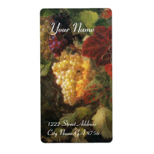 OLD GRAPE VINEYARD WINE TASTING PARTY LABELS