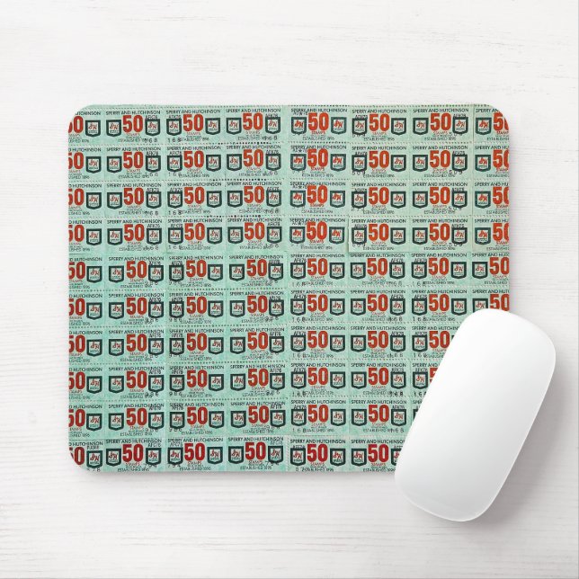 Old Green Stamps Mouse Pad (With Mouse)