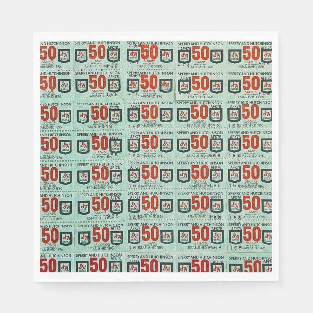 Old Green Stamps Napkin (Front)