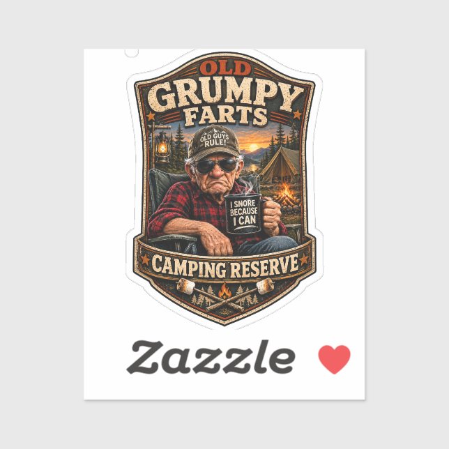 Old Grumpy Farts Camping Reserve (Sheet)