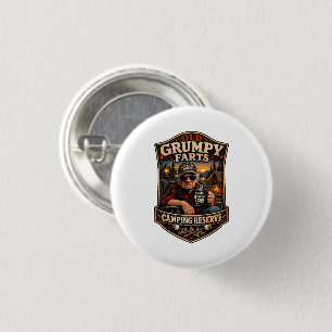 Old Grumpy Farts Camping Reserve 3 Cm Round Badge