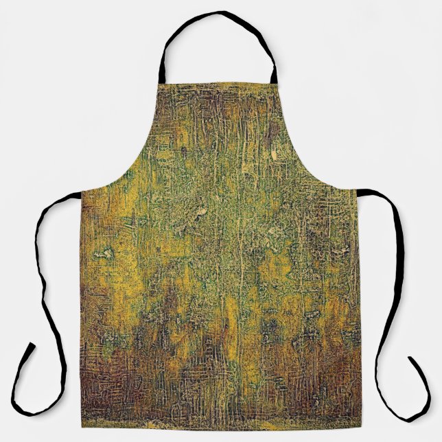 Old grunge background or aged shabby texture with  apron (Front)