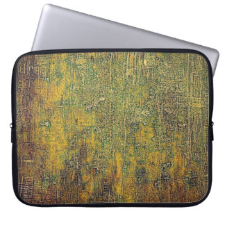 Old grunge background or aged shabby texture with  laptop sleeve