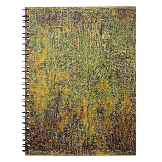 Old grunge background or aged shabby texture with  notebook (Front)