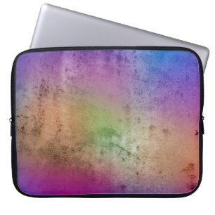 Old grunge colour wall backgroundabstract, ancient laptop sleeve