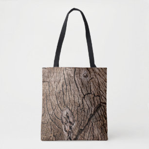 Old grunge dark textured wooden background, The su Tote Bag