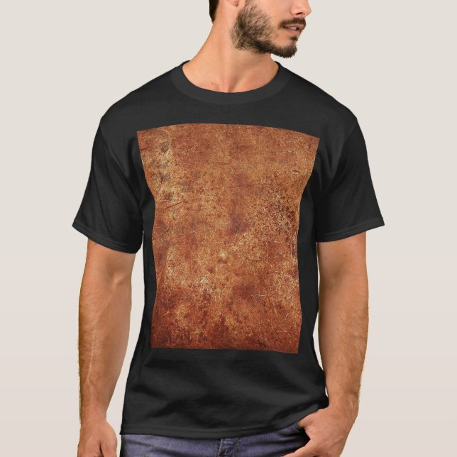 Old Grunge Rustic Metal Texture T-Shirt (Front)