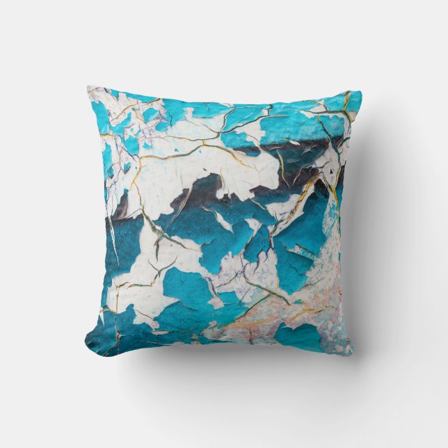 Old grunge wall textures and backgroundsearthquake cushion (Front)