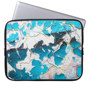 Old grunge wall textures and backgroundsearthquake laptop sleeve