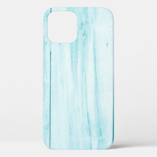 Old grunge wood plank texture background. Vintage iPhone 12 Case