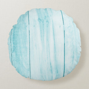 Old grunge wood plank texture background. Vintage Round Cushion