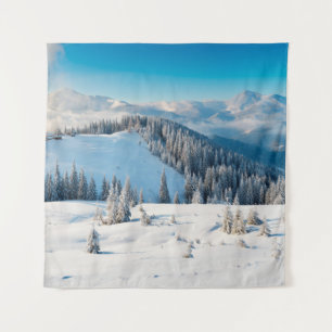 Old grunge wooden texture or background with termi tapestry