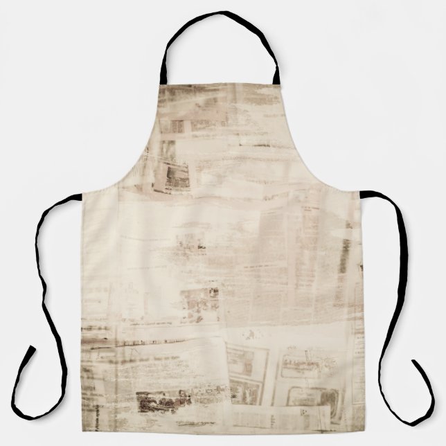 Old grungy paper texture background. apron (Front)