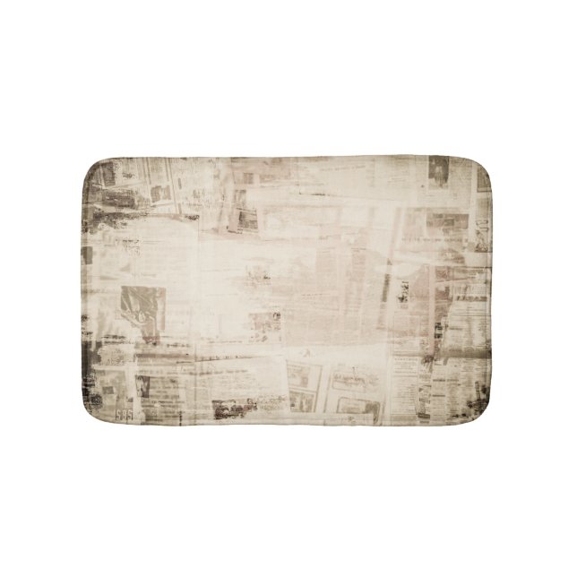 Old grungy paper texture background. bath mat (Front)
