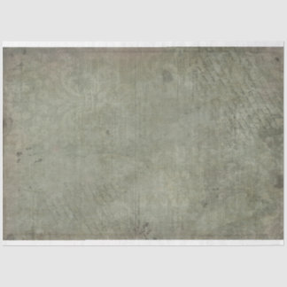 Old Grungy Vintage Newspaper Green Tissue Paper