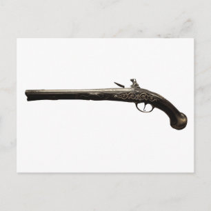 Old Gun Postcard