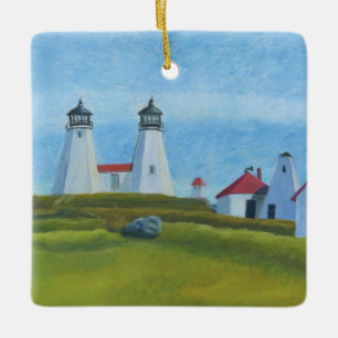 Old Gurnet Lighthouse Ornament