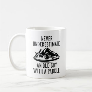Old Guy With A Paddle Coffee Mug