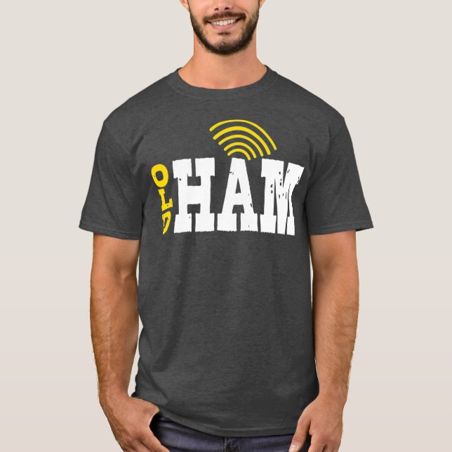Old Ham Radio T-Shirt (Front)