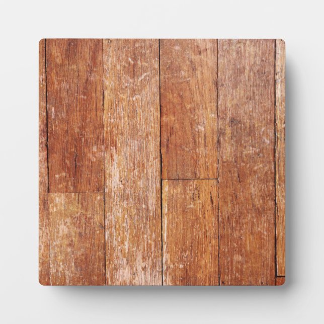 Old Hardwood Look Plaque (Front)