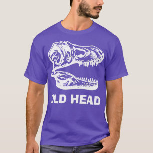 Old Head Dinosaur Skull T-Shirt