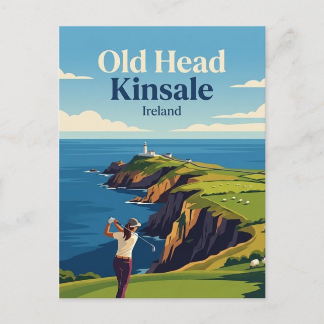 Old Head Kinsale Ireland Postcard (Front)