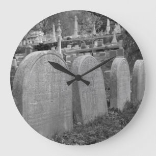 old headstones large clock