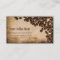 Old Hessian Coffee Bean Photo - Business Card