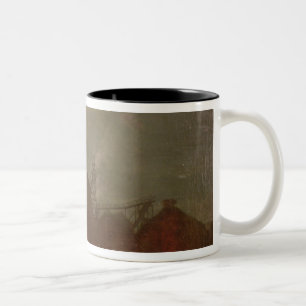 Old Hetton Colliery, Newcastle Two-Tone Coffee Mug