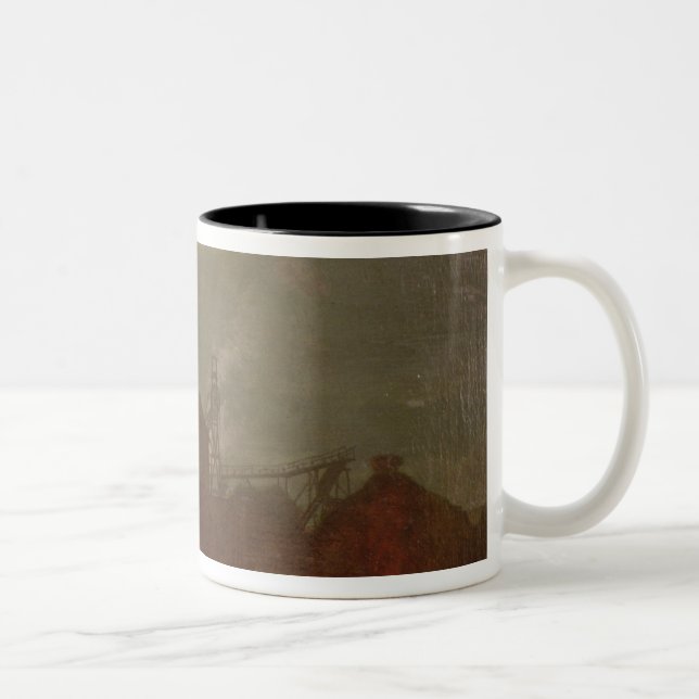 Old Hetton Colliery, Newcastle Two-Tone Coffee Mug (Right)
