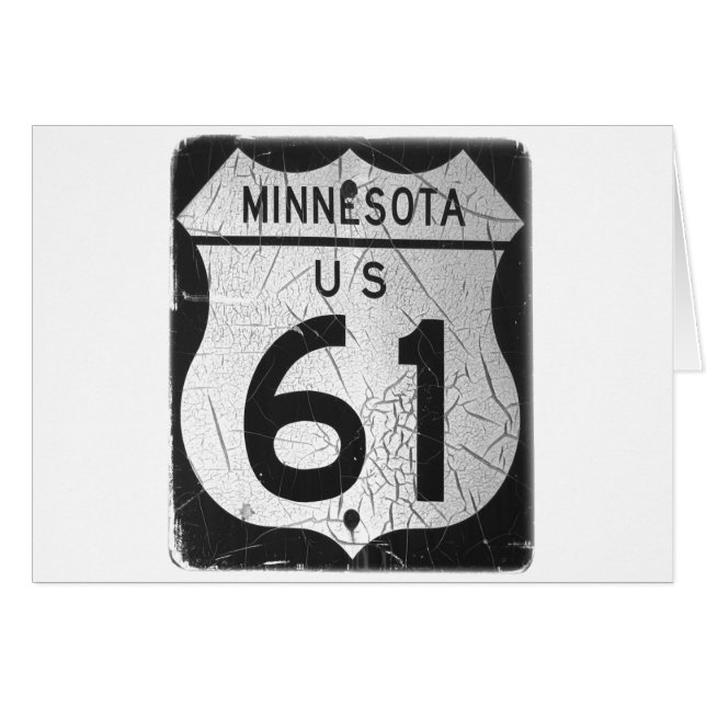 Old Highway 61 sign (Front Horizontal)