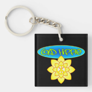 Old Hippie Key Ring